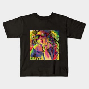 Colorful Pout Kids T-Shirt